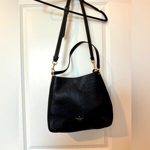 !!! SALE !!!  KATE SPADE Pebbled Black Leather Handbag - LIKE NEW CONDITION!!!